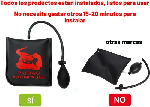 Vista 7 de Bomba de bolsa de cuña de aire de grado comercial mejorada de 3 piezas, kit de nivelación profesional y herramienta de alineación, bolsa de calce