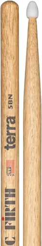 Vista 9 de Vic Firth 5ATN Terra - Baquetas de madera, punta de nailon