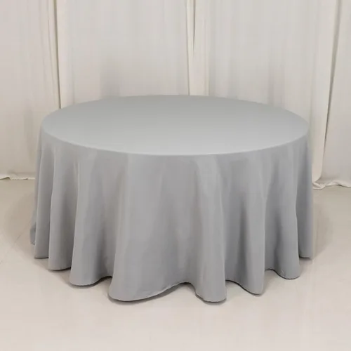Vista 50 de Efavormart - Mantel redondo de poliéster de 90 pulgadas sin costuras de calidad comercial para banquetes de boda, restaurante