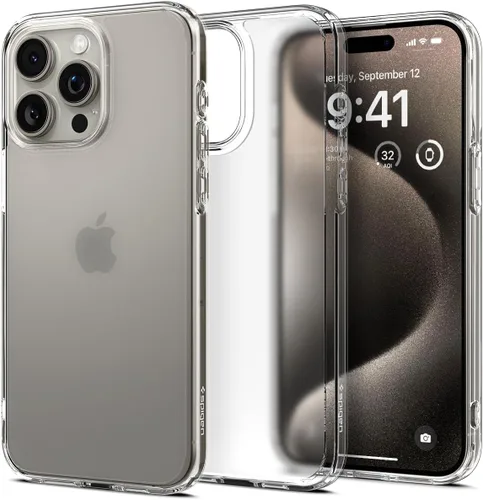 Vista 76 de Spigen Funda para iPhone 12 Mini, ultra híbrida, sin anillo magnético, antiamarilleo, transparente