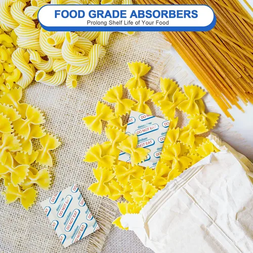 Vista 3 de Absorbentes de oxígeno de 500 cc para almacenamiento de alimentos, 100 unidades (20 paquetes de 5) - para almacenamiento y supervivencia