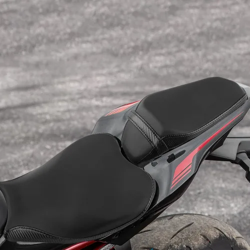 Vista 3 de Asiento para Conductor, Piloto y Pasajero Compatible con Kawasaki Z900 2017-2024, Negro