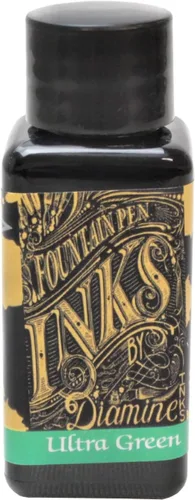Vista 23 de Tinta embotellada para pluma estilográfica Diamine, 30 ml - Ámbar