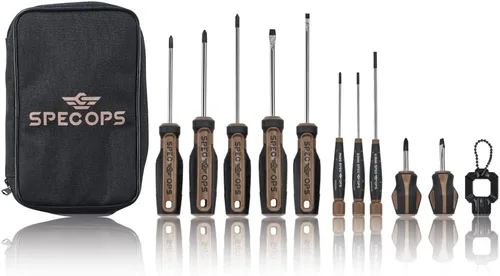 Vista 11 de Spec Ops Tools destornillador Phillips, #1 x 3", punta magnética, eje de acero Cr-Mo, 3% donado a veteranos