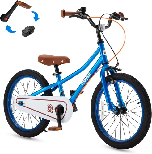 Vista 12 de RoyalBaby - Bicicleta para niños, Terra EZ, bicicleta convertible de equilibrio a pedal, 14, 16 y 18 pulgadas, fácil de aprender a equilibrar