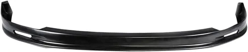 Vista 3 de Compatible con/Repuesto para labio de parachoques delantero, alerón de labio delantero PU estilo MU negro, se adapta a Honda Civic 2001 2002 2003