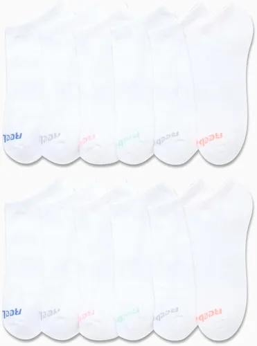 Vista 2 de Reebok Calcetines acolchados de corte bajo transpirables para mujer (12 unidades)
