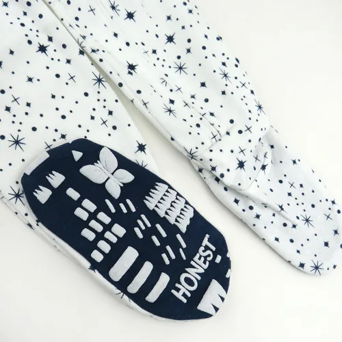 Vista 3 de HonestBaby Paquete de 2 Twinkle Star Blanco/Azul marino