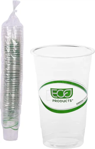 Vista 15 de Eco-Products, Inc GreenStripe - Vasos para bebidas frías, Transparente, 1000