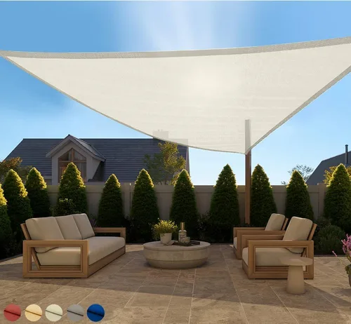 Vista 42 de GORILLA GRIP - Toldo parasol resistente, protección UV, resistente a la decoloración, desgarros y óxido, rectangular, con bordes curvos que bloquean