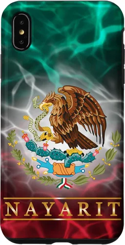 Vista 11 de Funda para iPhone 16 Nayarit con la bandera de México, funda orgullosa de las raíces mexicanas