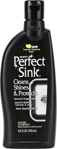 Vista 12 de HOPE'S Limpiador y Pulidor Perfecto para Fregaderos, Restaurador, Repelente al Agua, Elimina Manchas, Ideal para Acero Inoxidable Cepillado, Hierro