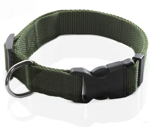 Vista 7 de SALO Collar de nailon para perro, collares ajustables para perros medianos y grandes, 1 pulgada de ancho
