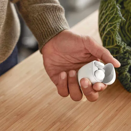 Vista 6 de Google Pixel Buds Serie A - Auriculares Inalámbricos - Auriculares con Bluetooth - Compatibles con Android - Claramente Blanco