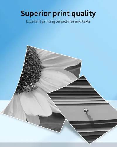 Vista 5 de 902XL Compatible con HP 902 XL Cartuchos de tinta negra de repuesto para HP 902 902XL negro (chip de actualización) funciona con impresora HP