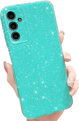 Vista 42 de MINSCOSE Funda compatible con Samsung Galaxy A14 5G, bonita funda delgada con purpurina fina, a prueba de golpes, de TPU para mujeres y niñas