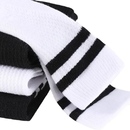 Vista 2 de Calcetines de uniforme escolar de malla transpirable para niños pequeños y niñas