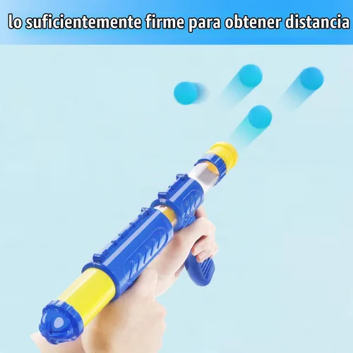 Vista 4 de 48 bolas de recambio para reventar, bolas de espuma suave de 1.2 pulgadas, color azul claro para recambios de burbujas