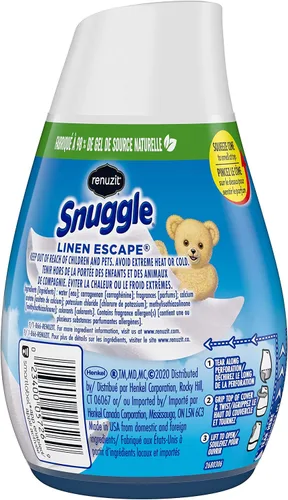 Vista 3 de Renuzit Snuggle Linen Escape - Ambientador ajustable, cono de 7 onzas (paquete de 12)