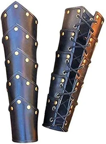 Vista 2 de ARTIZANSTORE Disfraz medieval de cuero para Halloween