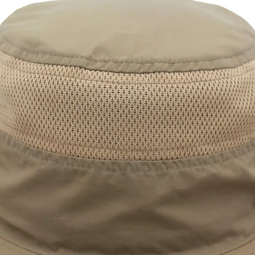 Vista 4 de Home Prefer - Sombrero para hombre con protección solar UPF 50+ de ala ancha y sombrero para pesca resistente al viento