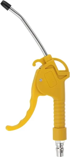 Vista 7 de HARFINGTON Pistola de soplado de aire de acero inoxidable de alta presión con boquilla angular de 4 pulgadas de largo, mango de 5.906 in para Rojo