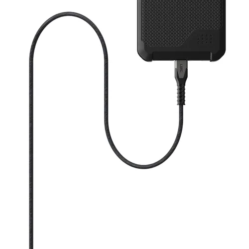 Vista 3 de URBAN ARMOR GEAR UAG - Cable USB-C a Lightning de núcleo de Kevlar resistente de 5 pies, 30 W, certificado MFi, cargador rápido reforzado