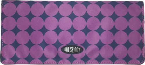 Vista 10 de Big Skinny Billetera ejecutiva para mujer con pliegue doble para chequera, hasta 40 tarjetas Birdsong