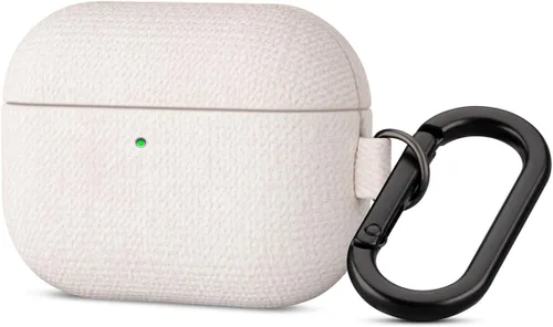 Vista 28 de Haobobro Funda de piel para AirPods Pro 3, piel seleccionada respetuosa con la piel, con textura de fibra de carbono, hecha a mano, funda rígida