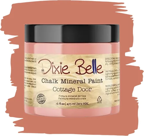 Vista 269 de Pintura para muebles con acabado de tiza Dixie Belle Paint Company - Amatista (4oz) - Pintura mineral de tiza chic púrpura profundo mate