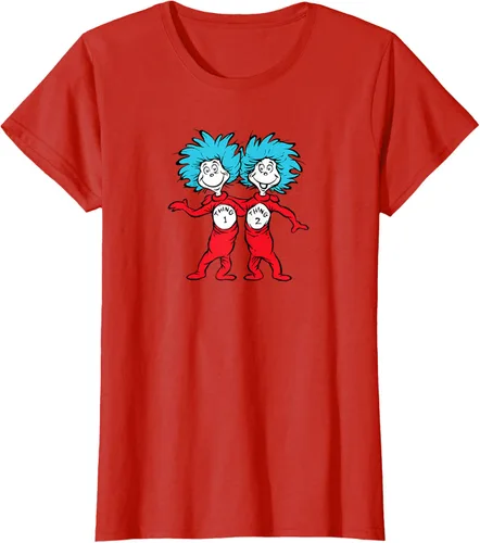 Vista 85 de Dr. Seuss Thing 1 Thing 2 Buddies - Camiseta Negro