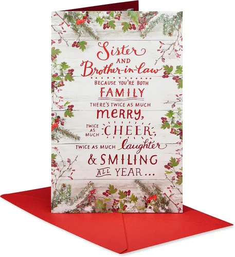 Vista 7 de Tarjeta de Navidad de American Greetings para Cuñada y Cuñado (Cuánto Significas)
