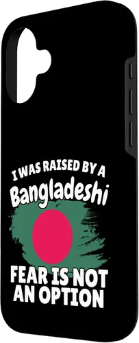 Vista 2 de I was Raised by a Bangladeshi Bangladesh Gift Son Daughter Case for iPhone 16