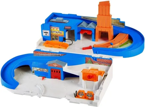 Vista 4 de Hot Wheels Flying Customs Sto & Go, Track Set