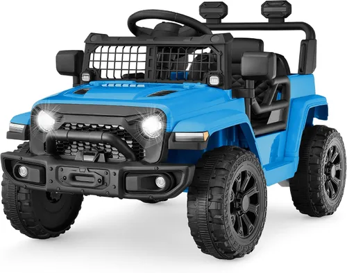 Vista 10 de Productos de la mejor elección, juguete de paseo para niños de 6V, mini camioneta, auto eléctrico de juego con control remoto para padres