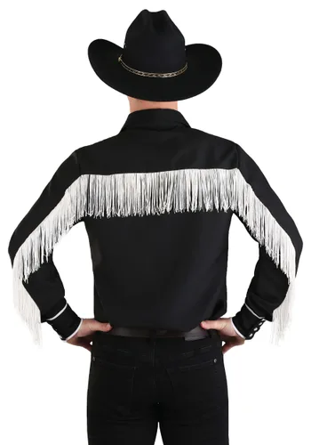 Vista 2 de Camisa de Disfraz Occidental para Hombre Multicolor