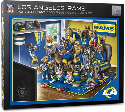 Vista 7 de YouTheFan NFL Purebred Fans - Rompecabezas de 500 piezas, un verdadero clavador