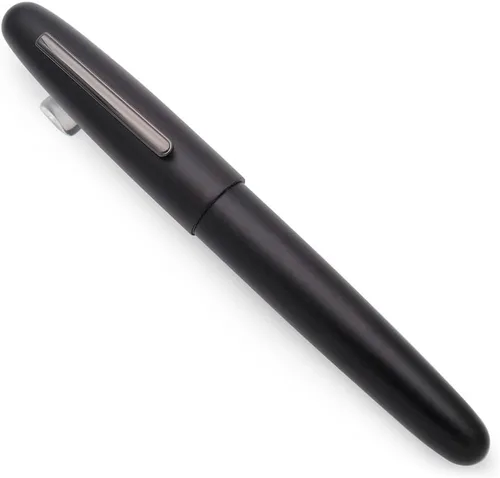 Vista 11 de Jinhao 9056 - Pluma estilográfica de madera natural hecha a mano (madera de ébano, plumín medio de 0.7mm)