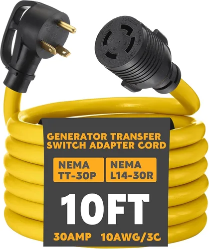 Vista 14 de Kanayu Cable adaptador de interruptor de transferencia de generador NEMA TT
