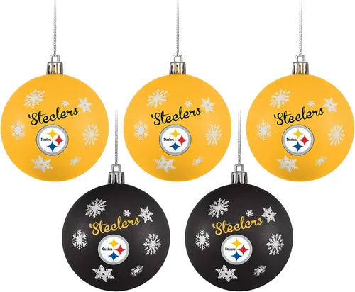 Vista 18 de FOCO Dallas Cowboys NFL 5 Pack Shatterproof Ball Ornament Set