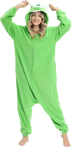 Vista 2 de Pijama de animal unisex para adultos, para Halloween, cosplay, ropa de dormir