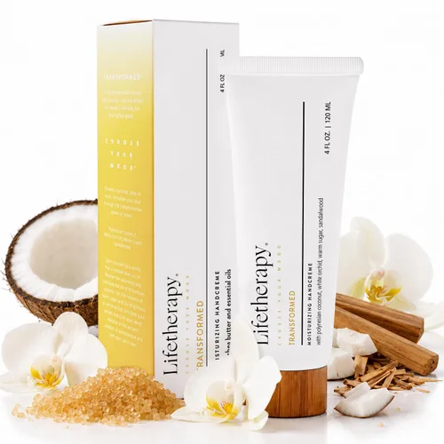 Vista 9 de Lifetherapy Crema de manos hidratante Crema de manos y uñas de aceite de oliva de rápida absorción no grasa (energizada)