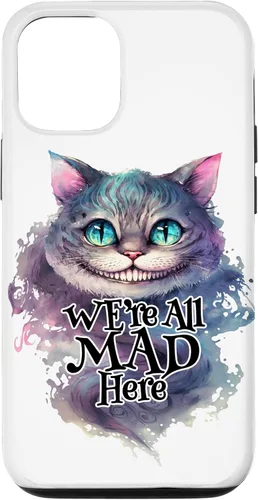 Vista 28 de Cheshire cat We're All MAD Here Alicia in Wonderland - Carcasa para iPhone 17