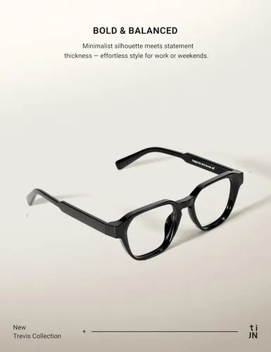 Vista 3 de TIJN Gafas de Bloqueo de Luz Azul para Mujeres y Hombres Marco Rectangular TR90 y Estilo Elegante Preppy Gafas de Pantalla de Computadora