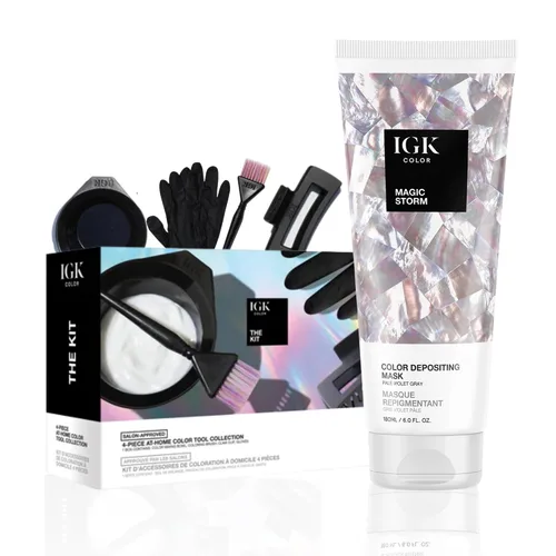 Vista 28 de IGK - Máscara de depósito de color A La Plage Boosts Shine & Enhances Blonde Tones, Refreshes Color, Conditioning Treatment, Vegan + Cruelty-Free