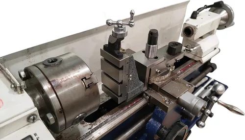 Vista 3 de Mini tobogán de fresado vertical montado en placa angular tipo Z - Ajuste directo para mini máquina de torno