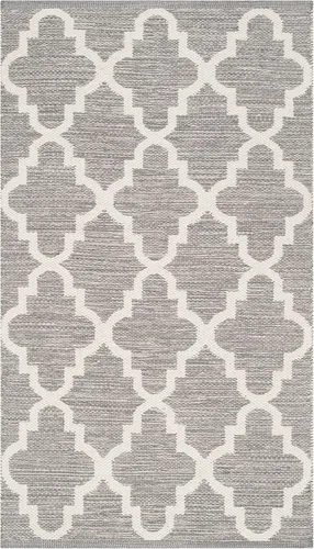 Vista 15 de SAFAVIEH Montauk Collection - Alfombra decorativa, 2 pies 3 pulgadas x 3 pies 9 pulgadas, beige y marfil, hecho a mano, de algodón enrejado, ideal