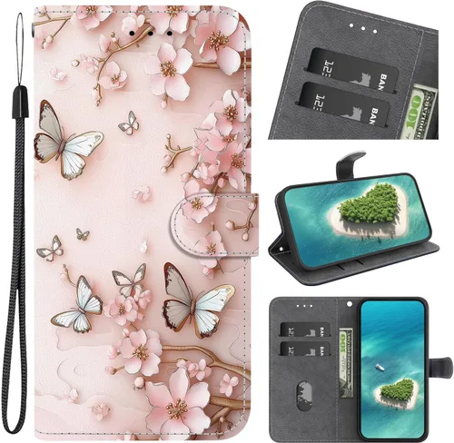 Vista 11 de Funda de cuero con tapa para Motorola Moto E7 Power Case con ranura para tarjeta de cuero con patrón de cristal pintado (SJ-31)