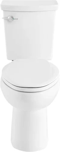 Vista 4 de American Standard H2Option ADA - Inodoro alargado de altura derecha con doble descarga - Palanca de viaje izquierda