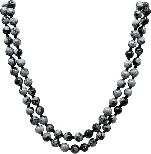 Vista 6 de Amazing Gemstone Japa Mala - Collar de 108 cuentas de oración y pulsera de muñeca Mala para meditación